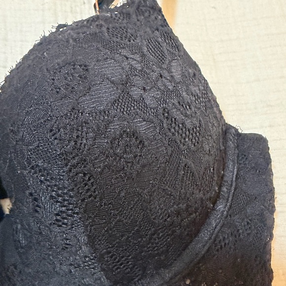 aerie Black Lace Push-Up Bra, 36C, like NEW! - Picture 6 of 12
